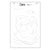 Sizzix A6 Stencil 4pk Belle of the Ball Adornment by Stacey Park