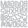 Sizzix 2-D Texture Fades Embossing Folder w/35PK Thinlits Set - Vault Side-Order Letterboard by Tim Holtz