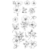 Sizzix Clear Stamps Set 13pk Wildflower Botanicals