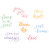 Sizzix Thinlits Die Set 16PK - Cheerful Phrases by Letters by Shells