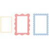 Sizzix Thinlits Die Set 9PK - Fun Borders by Letters by Shells