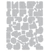 Sizzix Thinlits Die Set 37PK -Simple Letters by Letters by Shells