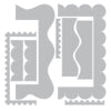 Sizzix Thinlits Die Set 9PK - Fun Borders by Letters by Shells