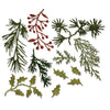 Sizzix Thinlits Die Set 11PK - Holiday Greens, Mini by Tim Holtz