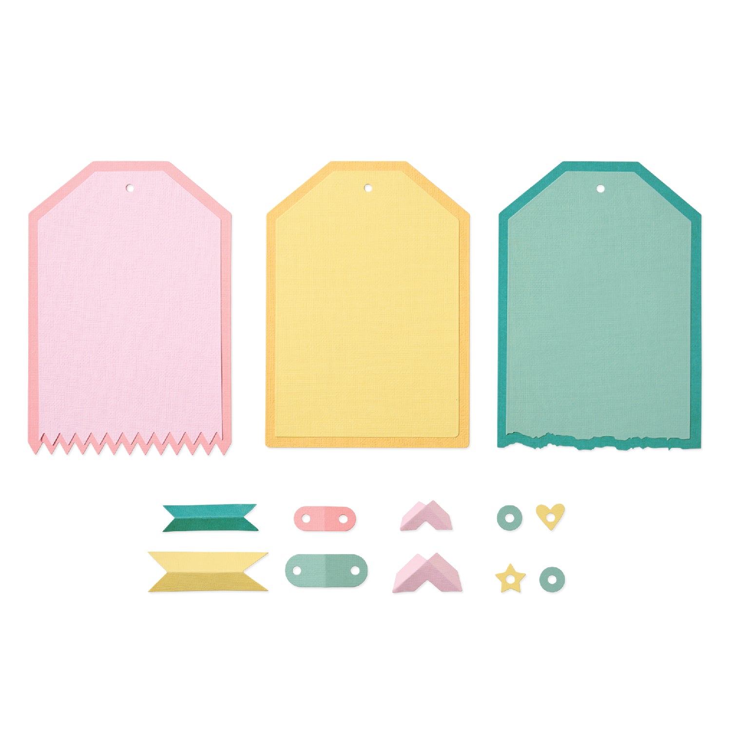 Sizzix Thinlits 17PK Die Set - Snap and Swap Large Tags by 49 and