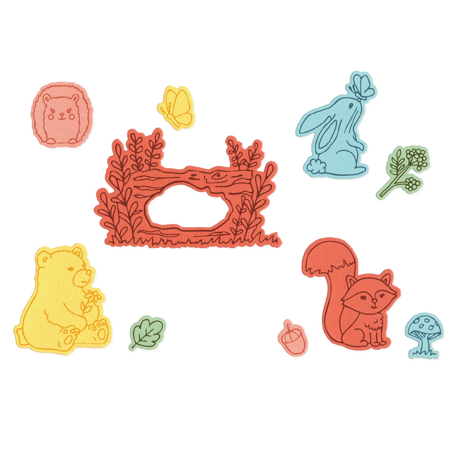 sizzix-clear-stamps-set-10pk-w-10pk-framelits-die-forest-friends