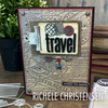 Sizzix Multi Level Textured Impressions Embossing Folder - Vault Airmail by Tim Holtz