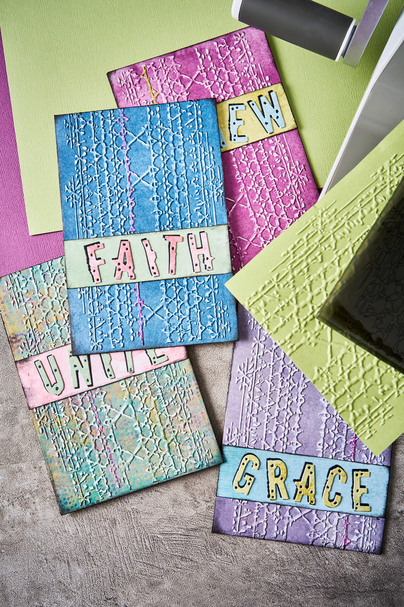 Sizzix 3-D Textured Impressions Embossing Folder - Magic Mesh by Seth ...