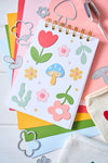 Sizzix Thinlits Die Set 25PK - Happy Florals  by Letters by Shells
