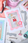 Sizzix Thinlits Die Set 9PK - Fun Borders by Letters by Shells