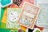 Sizzix A5 Clear Stamps 7pk w Framelits Die Creative Coordinations Radiance by Stacey Park