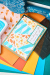 Sizzix A6 Stencil 4pk Fragmented Floral 2 by Stacey Park