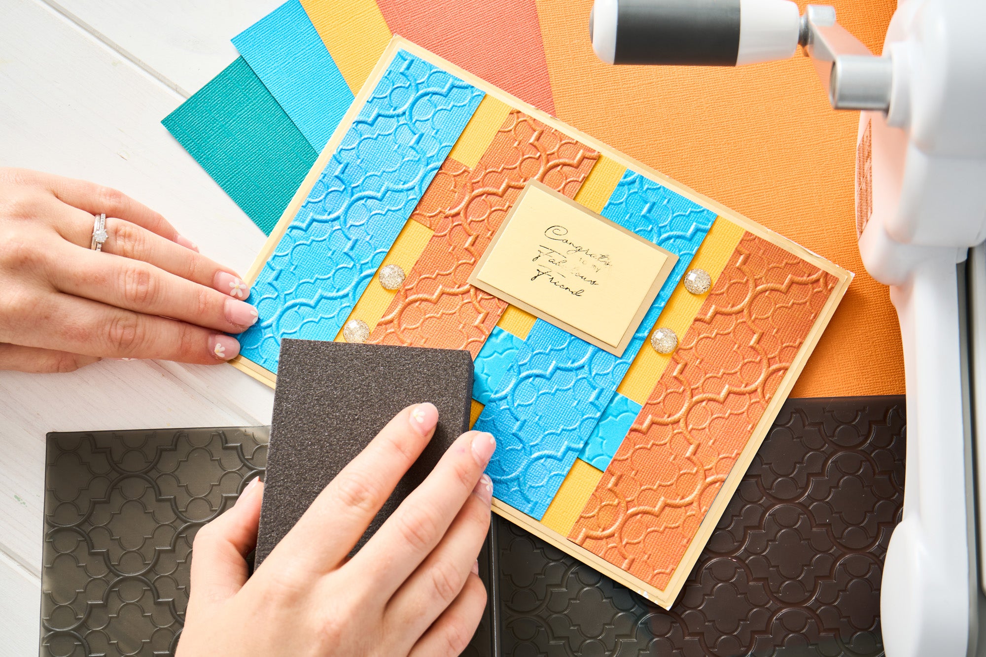 Custom Texture Impression Sizzix 3D Textured Impressions Embossing Folder Textures From Afar by ...