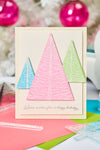 Sizzix A5 Clear Stamps Set 16PK w/Stencil - Cosmopolitan Christmas, Merry and Light by Stacey Park