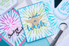 Sizzix 3-D Textured Impressions Embossing Folder w/A6 Stencil - Burst of Bright by Stacey Park