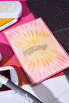 Sizzix 3-D Textured Impressions Embossing Folder w/A6 Stencil - Burst of Bright by Stacey Park