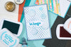 Sizzix 3-D Textured Impressions Embossing Folder w/A6 Stencil - Rock the Dots by Stacey Park