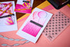 Sizzix 2-D Texture Fades Embossing Folder w/8PK Thinlits Set - Vault Side-Order Celebrate by Tim Holtz