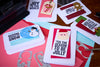 Sizzix 2-D Texture Fades Embossing Folder w/5PK Thinlits Set - Vault Side-Order Christmas Minis by Tim Holtz