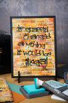 Sizzix 3-D Texture Fades Embossing Folder - Brickwork Large/A5 by Tim Holtz