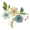 Sizzix Layered Clear Stamps Set 13PK Blossoms