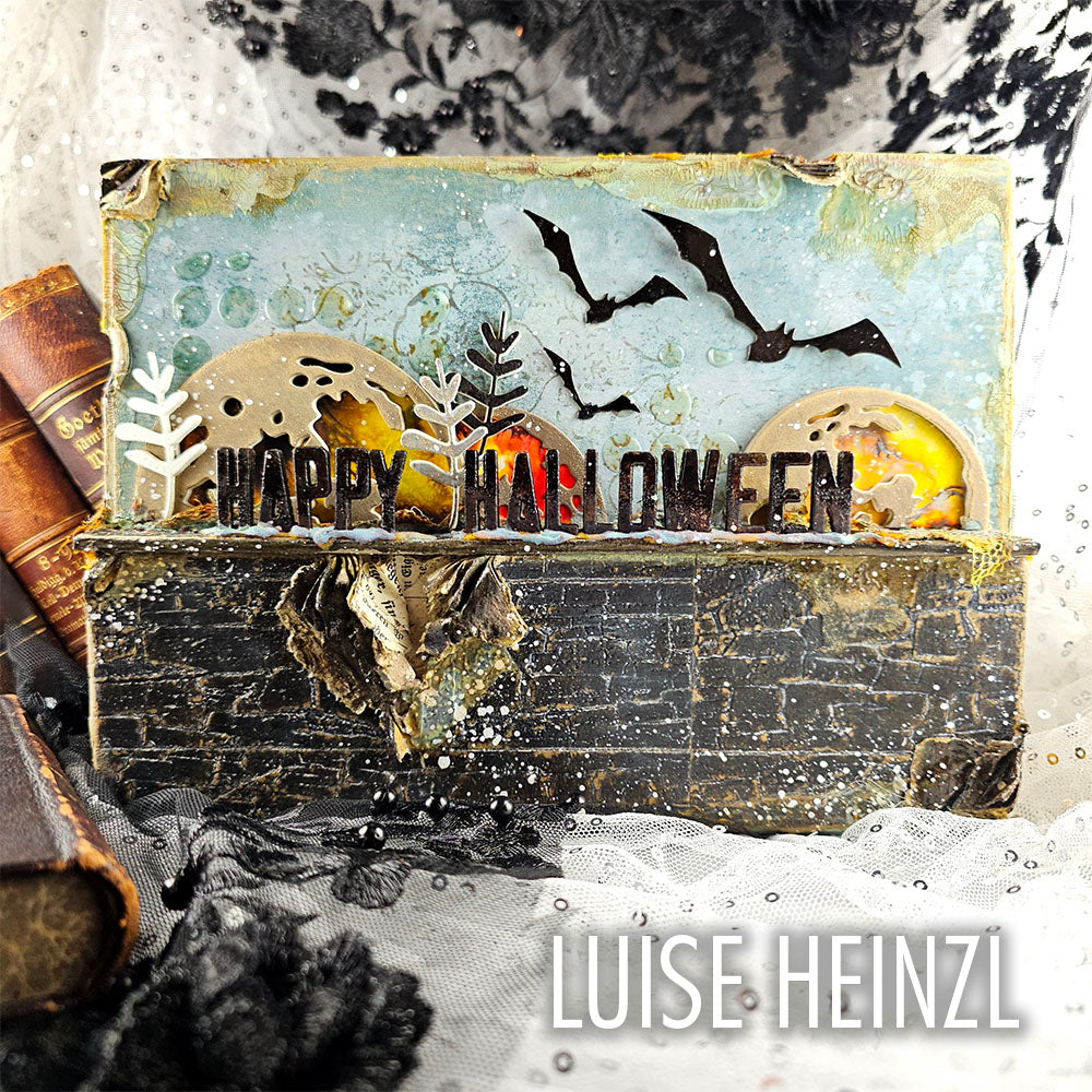 Sizzix Embossing Folder Cracked Leather Di Tim Holtz - Cartella Per Goffratura 3D Su Carta E Cartoncino - Foto 6