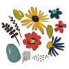 Sizzix Thinlits Die Set 11PK Modern Floristry by Tim Holtz