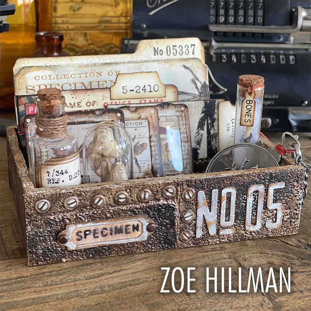 Sizzix Thinlits Set di Fustelle Dettagliate di Tim Holtz per Etichette Vintage e Lavori di Natura - Specimen - 54 Pezzi Sizzix Thinlits Set di Fustelle Dettagliate di Tim Holtz per Etichette Vintage e Lavori di Natura - Specimen - 54 Pezzi